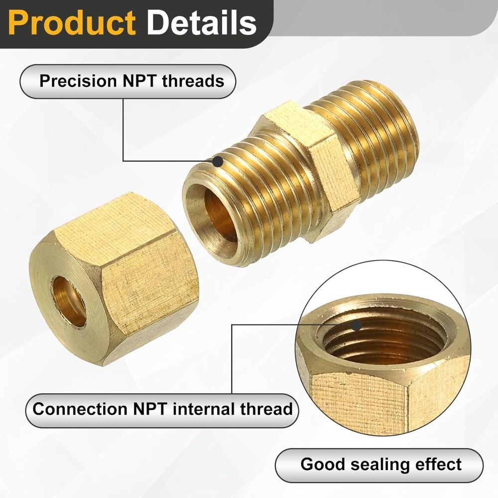 Compression Fitting Brass - Raccordo a Compressione in Ottone 4