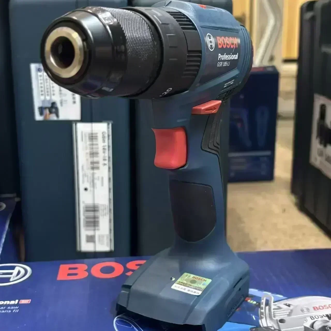 Bosch Drill Gsb 18V - Trapano avvitatore a impulsi senza fili